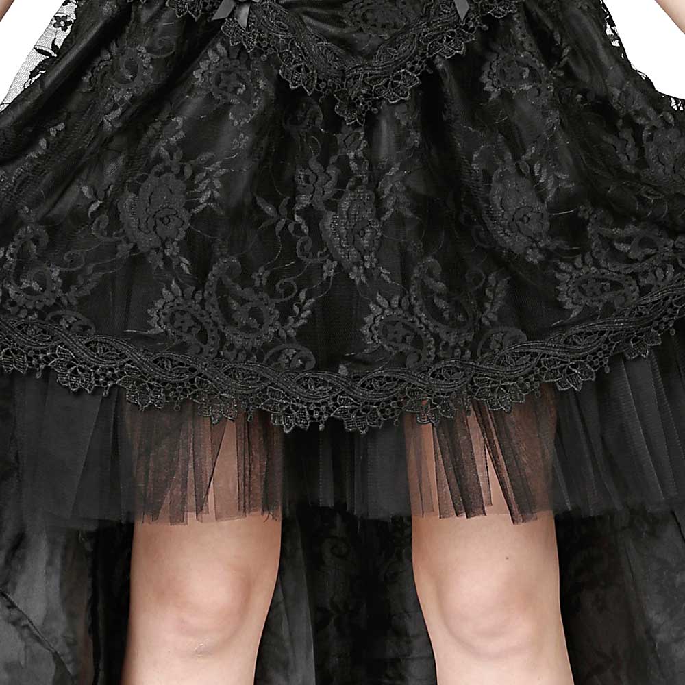 Sinister - 1020 Lange rok - Zwart Product image